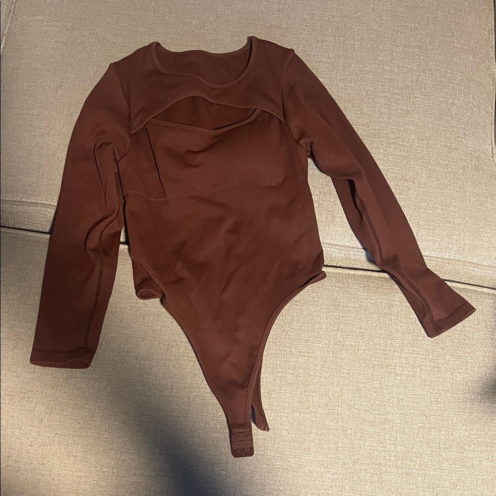 Brown Compression Bodysuit